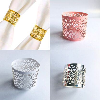 A stunning and elegant napkin ring set - Image 2