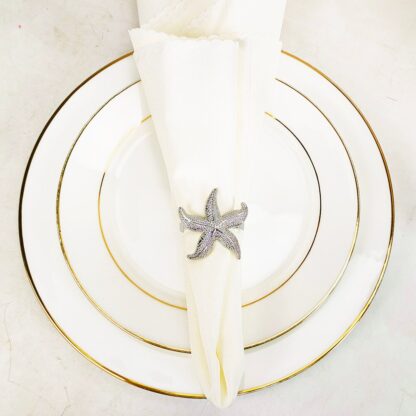 Nautical Napkin Rings with Cut Sea Creatures - Image 2