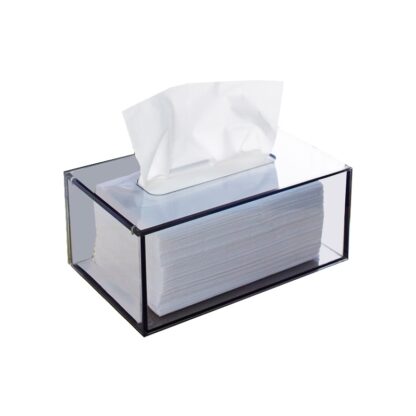 Transparent Tissue Box with Magnetic Cover
