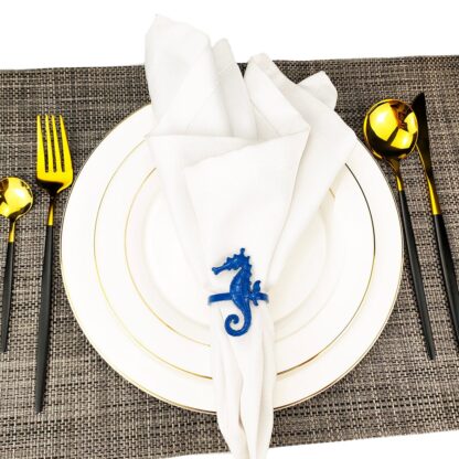 Nautical Napkin Rings with Cut Sea Creatures - Image 4