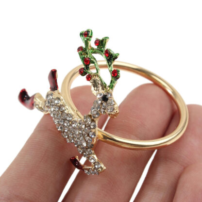 1PC Merry & Bright colorful napkin ring holder - Image 3