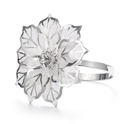 stylish Flower Napkin Rings - Image 3