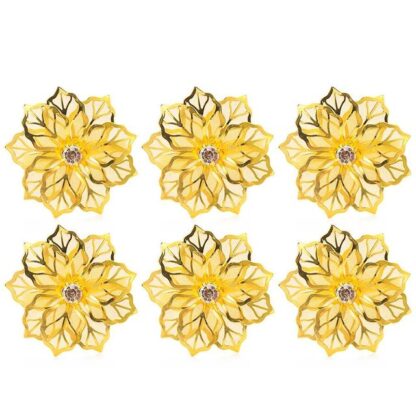 stylish Flower Napkin Rings - Image 6