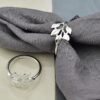 Autumn Leaf Elegance Napkin Ring - Image 4