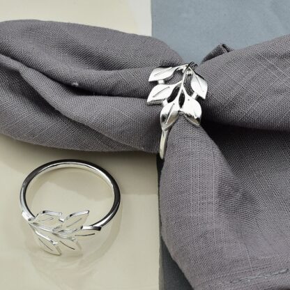 Autumn Leaf Elegance Napkin Ring - Image 4