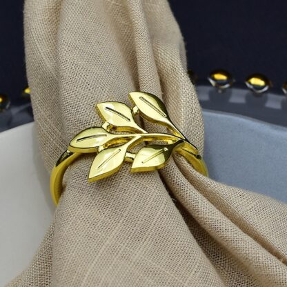 Autumn Leaf Elegance Napkin Ring