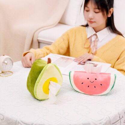 Plush Fruit Tissue Cover - Image 2