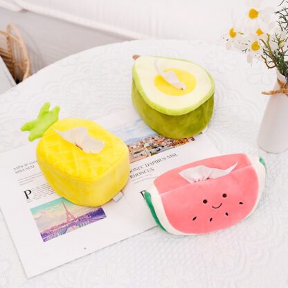 Plush Fruit Tissue Cover