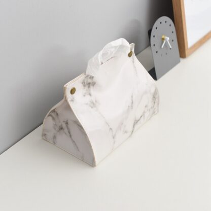 Luxe Marble Tissue Container - Image 2