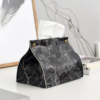 Luxe Marble Tissue Container - Image 3