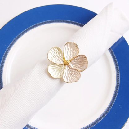 6Pcs Cute Flower Napkin Buckles - Image 2