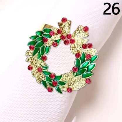 Christmas Metal Ring Tableware - Image 7