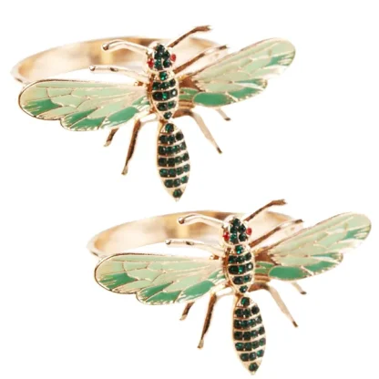 Rhinestone Dragonfly Napkin Holder - Image 5
