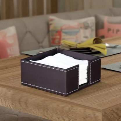 PU Leather Serviette Box - Image 8