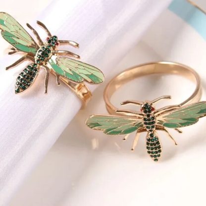 Rhinestone Dragonfly Napkin Holder
