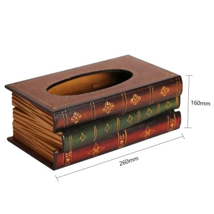 Vintage Book Tissue Box - Image 3
