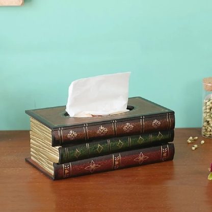 Vintage Book Tissue Box - Image 6