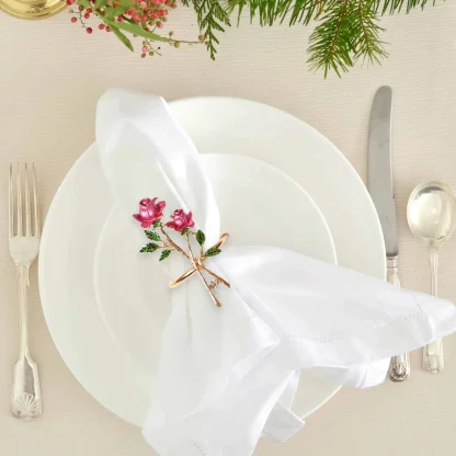 1pcs Valentine’s Rose Napkin Rings - Image 5