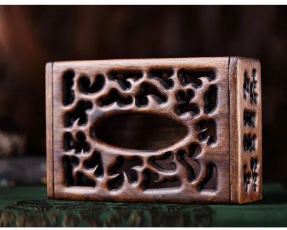 Retro Wooden Napkin Box - Image 2