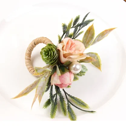Beautiful Decorative Flower Napkin Rings - Image 6