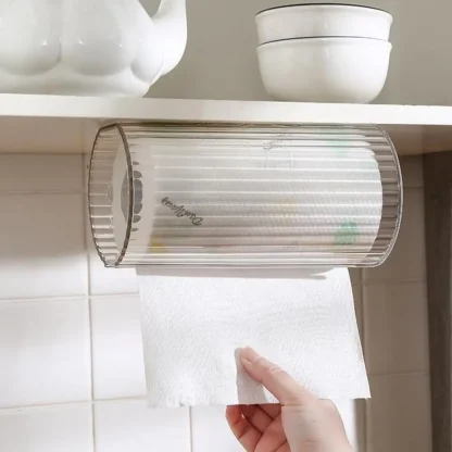 Transparent Wall-Mounted Tissue Box - Image 4