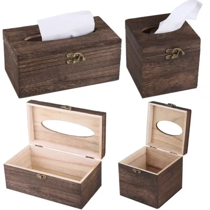 Retro Tissue Box with Lock - Image 5