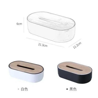 Bamboo-Like Tissue Box Case - Image 4