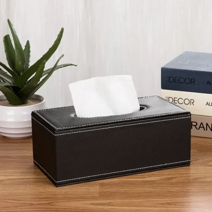 Faux Leather Tissue Box Design - Image 4