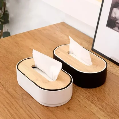 Bamboo-Like Tissue Box Case - Image 2