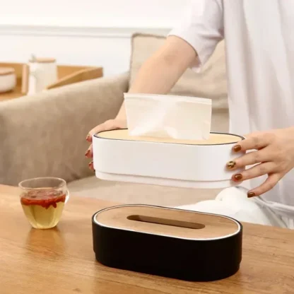 Bamboo-Like Tissue Box Case - Image 3