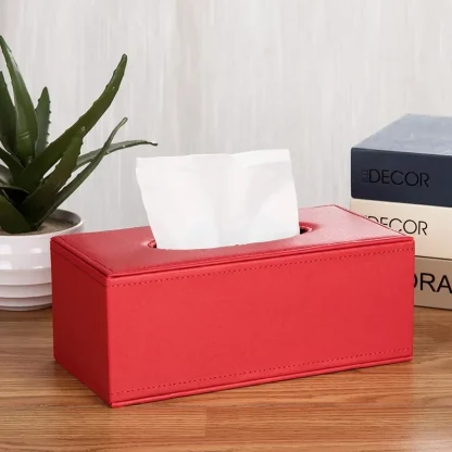 Faux Leather Tissue Box Design - Image 2