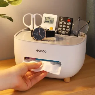 Office Organizer with Tissue Holder