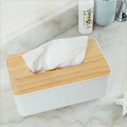 Bamboo Lid Napkin Holder for Home - Image 6