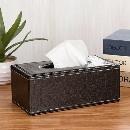 Faux Leather Tissue Box Design - Image 3